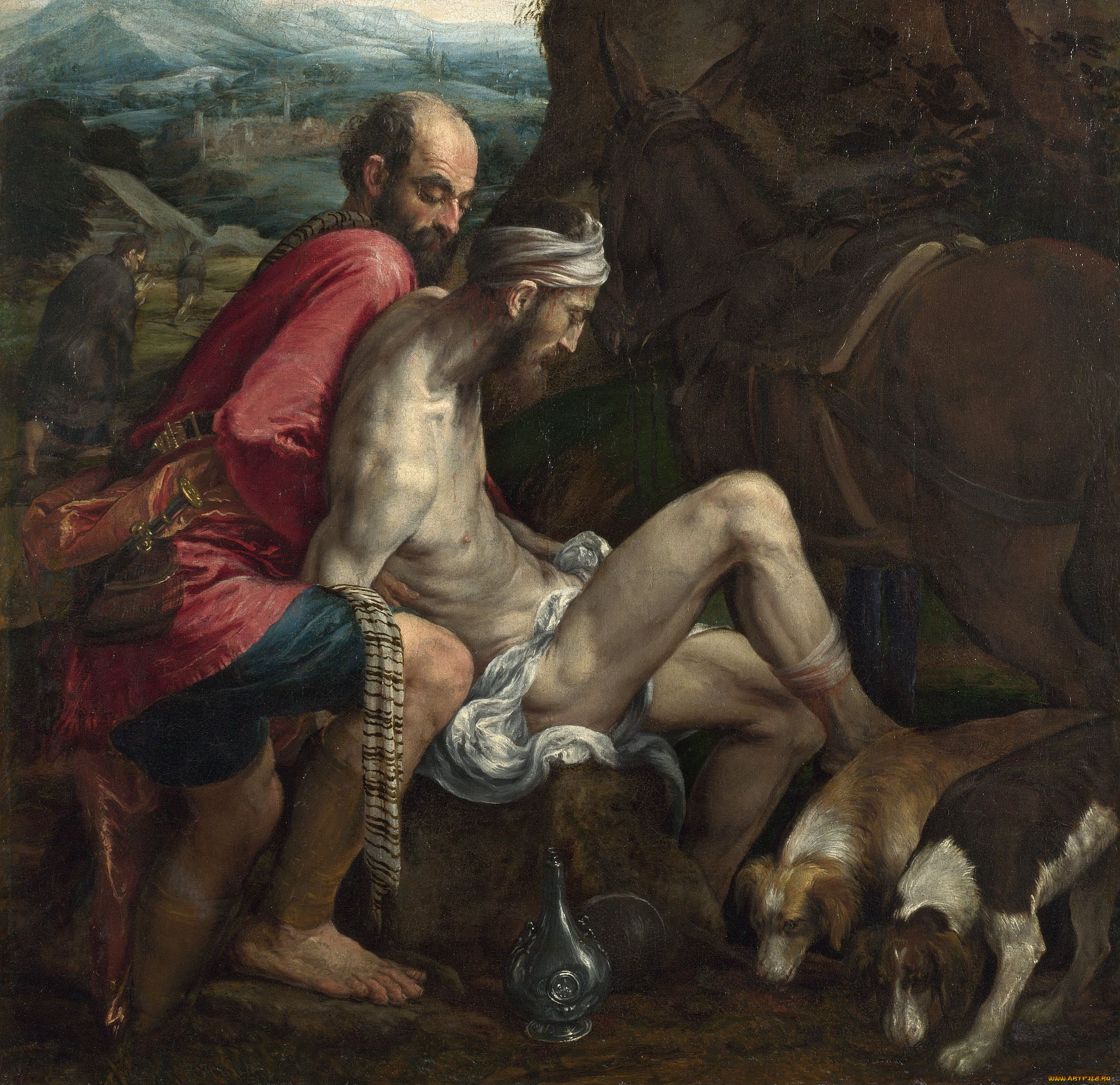 jacopo, bassano, the, good, samaritan, 